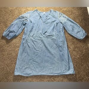 Old Navy Faux Denim Dress XL
